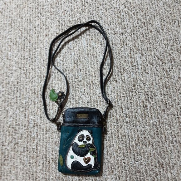 Chala unisex pouch/bag. Green and black. - Picture 1 of 3